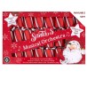 Santa Stripe Musical Whistles Crackers