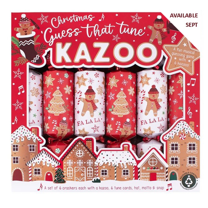 Gingerbread Kazoo Crackers