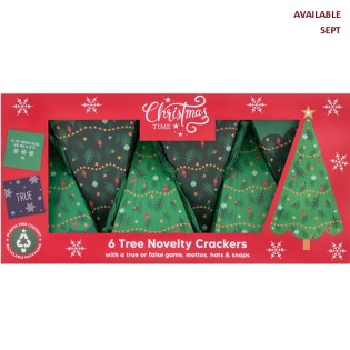Xmas Tree Novelty Crackers
