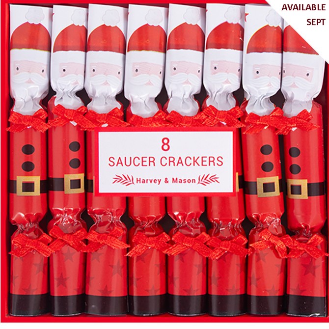 Soldier and Santa Saucer Crackers