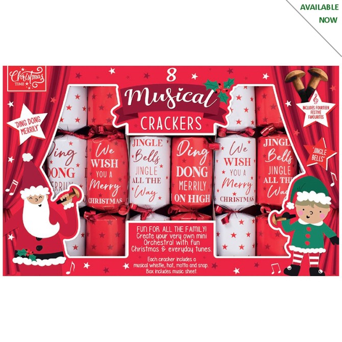 Elf Musical Whistles Christmas Crackers