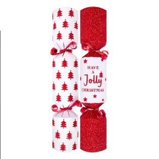 Jolly Red Snow Scatter Crackers