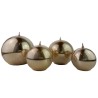 Titanium Gold Metallic Ball 10cm