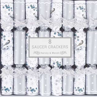 Silver Gold Saucer Crackers