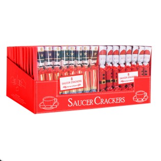Soldier and Santa Saucer Crackers