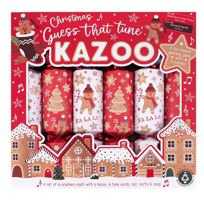 Gingerbread Kazoo Crackers
