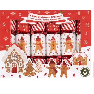 Mini Gingerbread Kids Crackers