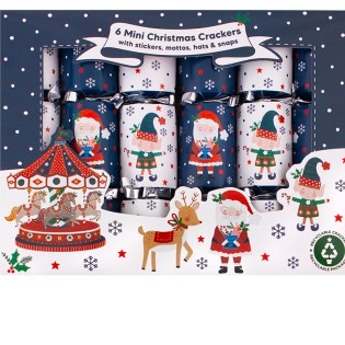 Mini Santa and Elf Kids Crackers