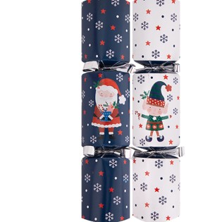 Mini Santa and Elf Kids Crackers